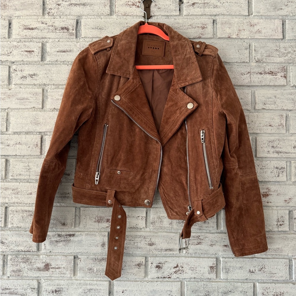 Blank NYC Suede Moto Jacket